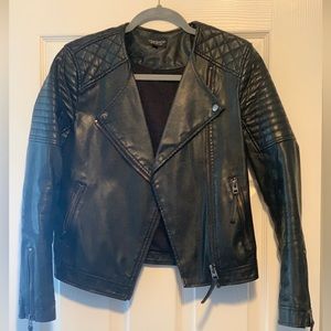 Top Shop faux leather jacket